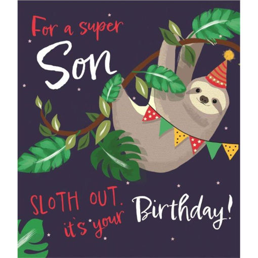 Picture of FOR A SUPER SON BIRTHDAY CARD